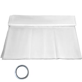 Greenhouse Film 12 x 25 ft, Greenhouse Polyethylene Film 6 Mil Thickness, Greenhouse Clear Plastic Film UV Resistant, Polyethylene Film Keep Warm
