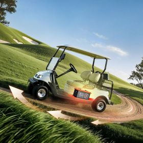 36V 105Ah Golf Cart Lithium Battery With 20A Charger And Touch Monitor (Option: Multicolor)