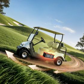 48V 105Ah Golf Cart Lithium Battery With 20A Charger And Touch Monitor (Option: Multicolor)