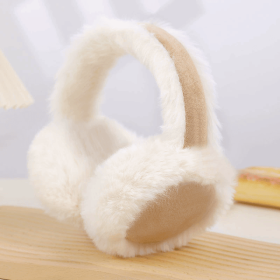 Foldable Suede Winter Earmuffs (Color: Brown)