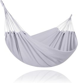 Portable Tree Hammock, Double Hammocks 2 Person with Outer Bag (size: Light Gray   X-Large)